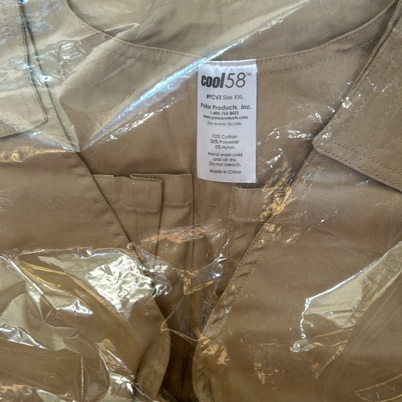 Polar Products Kool Max adjustable front zip cooling vest size XXL - Picture 4 of 12